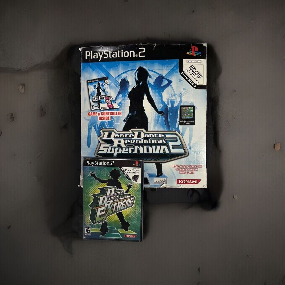 Dance Dance Revolution Supernova 2 (Playstation 2 PS2) DDR Bundle w/Extreme Game
